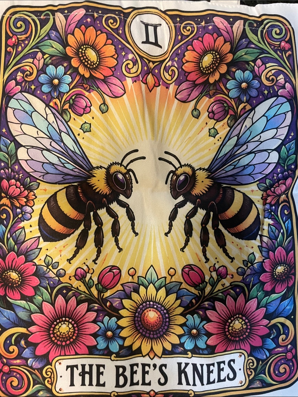 “Bees Knees” tote bag - Picture 3 of 3